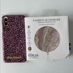 Ideal Of Sweden Case For iPhone XS And Wireless Charging Pad